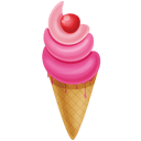Pink Icecream — dessert emoji for Slack & Discord