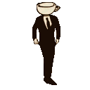 Coffee Dance — cartoon emoji for Slack & Discord