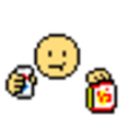 Popcorn Soda — cartoon emoji for Slack & Discord