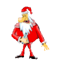 Santa Drunk — cartoon emoji for Slack & Discord