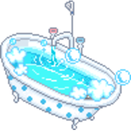 Bathtub 2 — cartoon emoji for Slack & Discord (Discord)