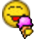 Eat Icecream 2 — smiley emoji for Slack & Discord