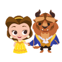 Beautyandthebeast — cartoon emoji for Slack & Discord