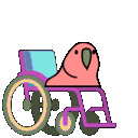 Accessible Parrot — cartoon emoji for Slack & Discord