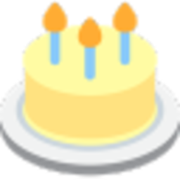 Vanilla Birthdaycake — cartoon emoji for Slack & Discord (Discord)