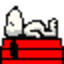 Snoopy Roof — cartoon emoji for Slack & Discord (Discord)