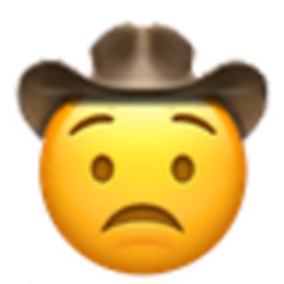 Worried Cowboy — emoji emoji for Slack & Discord (Discord)