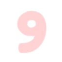 Soft Pink Number9 — symbol emoji for Slack & Discord