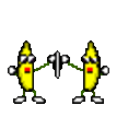 Bananas Heart — cartoon emoji for Slack & Discord