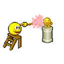 Dusting 2 — cartoon emoji for Slack & Discord