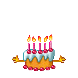 Jumping Cake — celebration emoji for Slack & Discord (Discord)