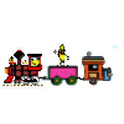 Bananadance Train — cartoon emoji for Slack & Discord (Discord)
