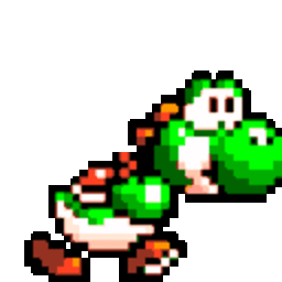 Yoshi Run — yoshi emoji for Slack & Discord (Discord)