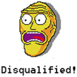 Disqualified — cartoon emoji for Slack & Discord (Discord)