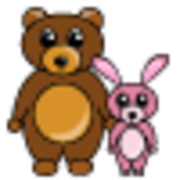 Bear Bunny — cartoon emoji for Slack & Discord (Discord)