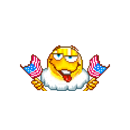 4july Flag — cartoon emoji for Slack & Discord (Discord)
