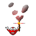 Smokey Torch — cartoon emoji for Slack & Discord