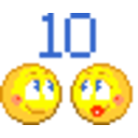 Newyears Countdown — yellow emoji for Slack & Discord