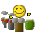 Hand Drum — cartoon emoji for Slack & Discord