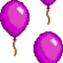 Purple Balloons — balloon emoji for Slack & Discord