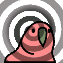 Hypno Parrot — cartoon emoji for Slack & Discord