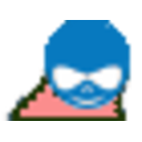 Drupal Parrot — cartoon emoji for Slack & Discord