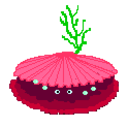 Clam Shell — cartoon emoji for Slack & Discord