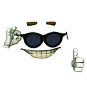 Lentes90 — happy emoji for Slack & Discord