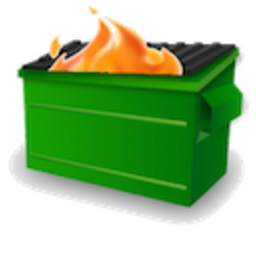 Dumpster Fire — fire emoji for Slack & Discord (Discord)