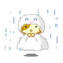 Neko Raincoat — cartoon emoji for Slack & Discord