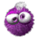 Rolleyes Purpleball — emotion emoji for Slack & Discord