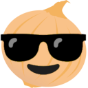 Onion Sunglasses — cartoon emoji for Slack & Discord