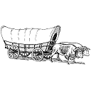 Prairie Schooner — wagon emoji for Slack & Discord