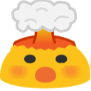 Blob Mindblown — cartoon emoji for Slack & Discord