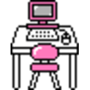 Computer Desk 2 — computer emoji for Slack & Discord