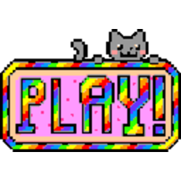 Nyancat Play — game emoji for Slack & Discord (Discord)