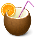 Coconut Cocktail — coconut emoji for Slack & Discord