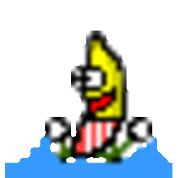 Bananadance Water — pixel-art emoji for Slack & Discord (Discord)