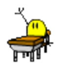Desk Student 2 — cartoon emoji for Slack & Discord