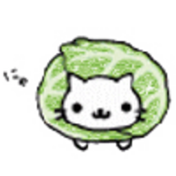 Lettuce Cat — cartoon emoji for Slack & Discord (Discord)