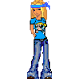 Girl — cartoon emoji for Slack & Discord (Discord)