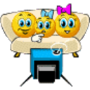 Family Tv — cartoon emoji for Slack & Discord
