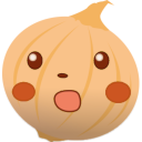 Surprised Onion — cartoon emoji for Slack & Discord