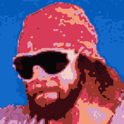 Macho Man Oh Yeah — cartoon emoji for Slack & Discord (Discord)