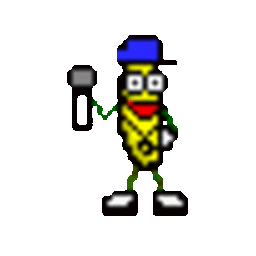 Banana Rapper — cartoon emoji for Slack & Discord (Discord)