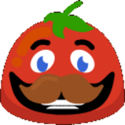 Tomato Mustache — cartoon emoji for Slack & Discord (Discord)
