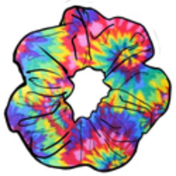 Tiedyescrunchie — colorful emoji for Slack & Discord (Discord)