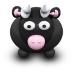 Bull Cow — cartoon emoji for Slack & Discord (Discord)