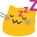 Meow Sleep 3 — cat emoji for Slack & Discord