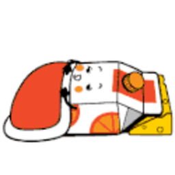 Sleeping Juice — cartoon emoji for Slack & Discord (Discord)